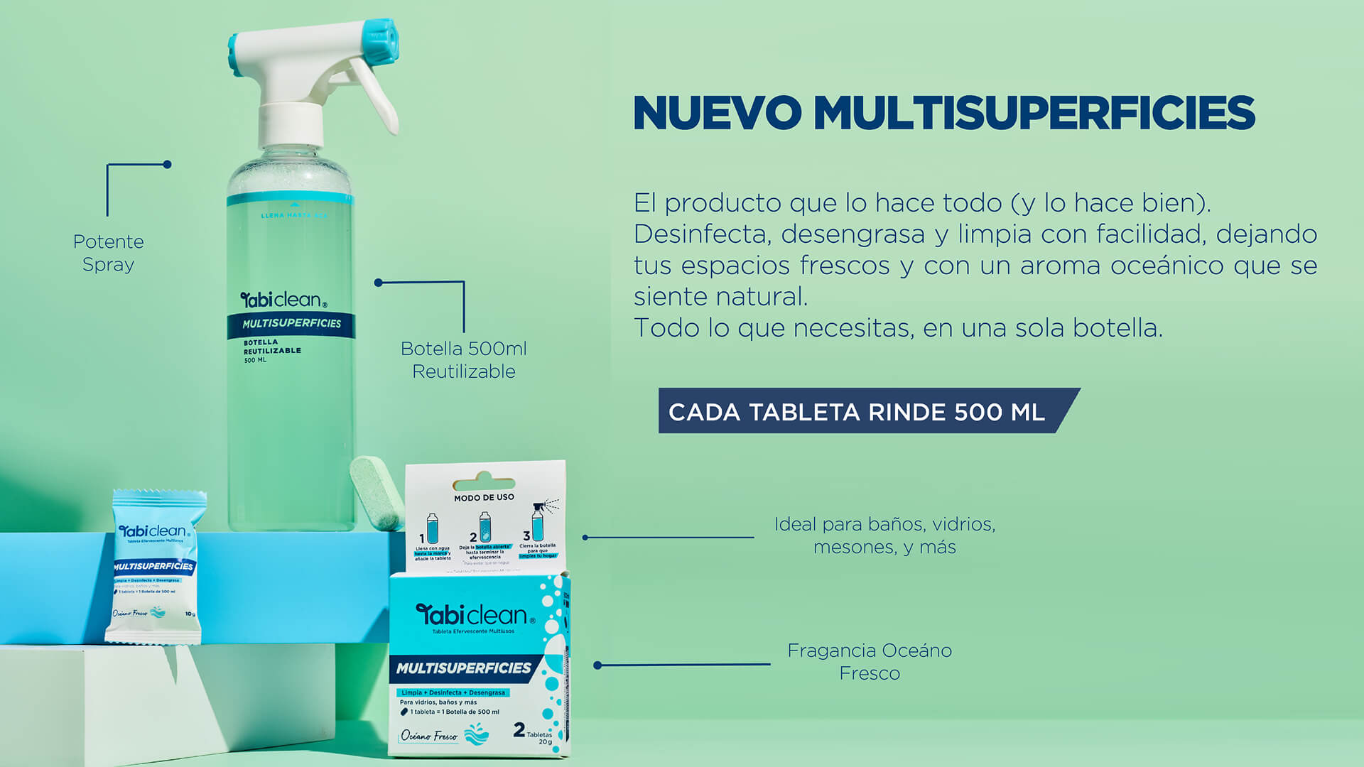 Nuevo limpiados Multisuperficies liquido