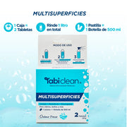 Caja repuestos limpiador Multisuperficies - 2 tabletas rinden 1 litro
