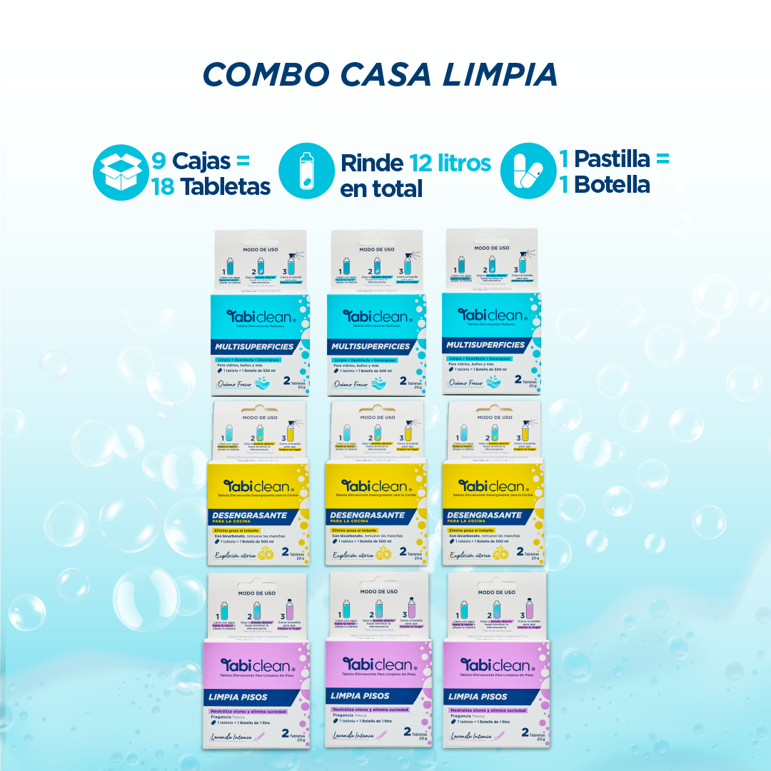 Combo Repuestos 6 meses - Casa Limpia