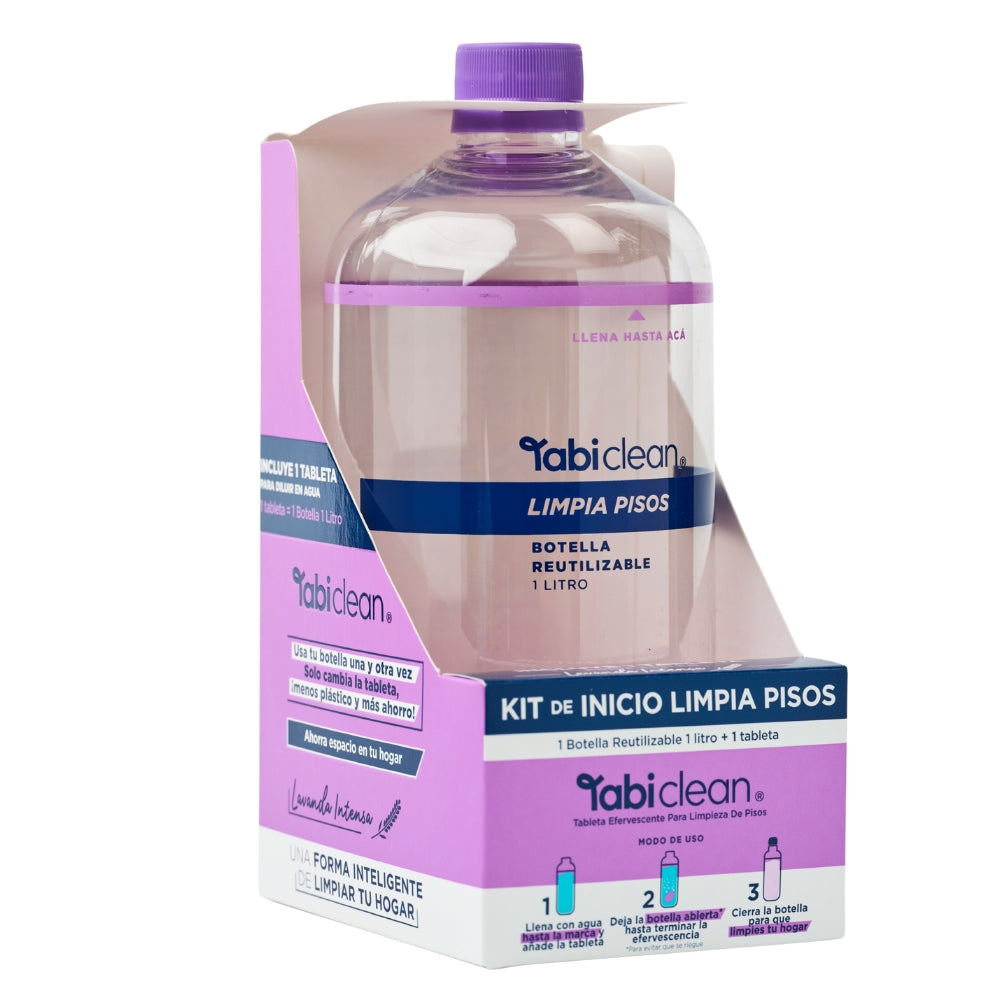 Limpia Pisos TABI CLEAN rinde 1 Litro - Kit Inicio