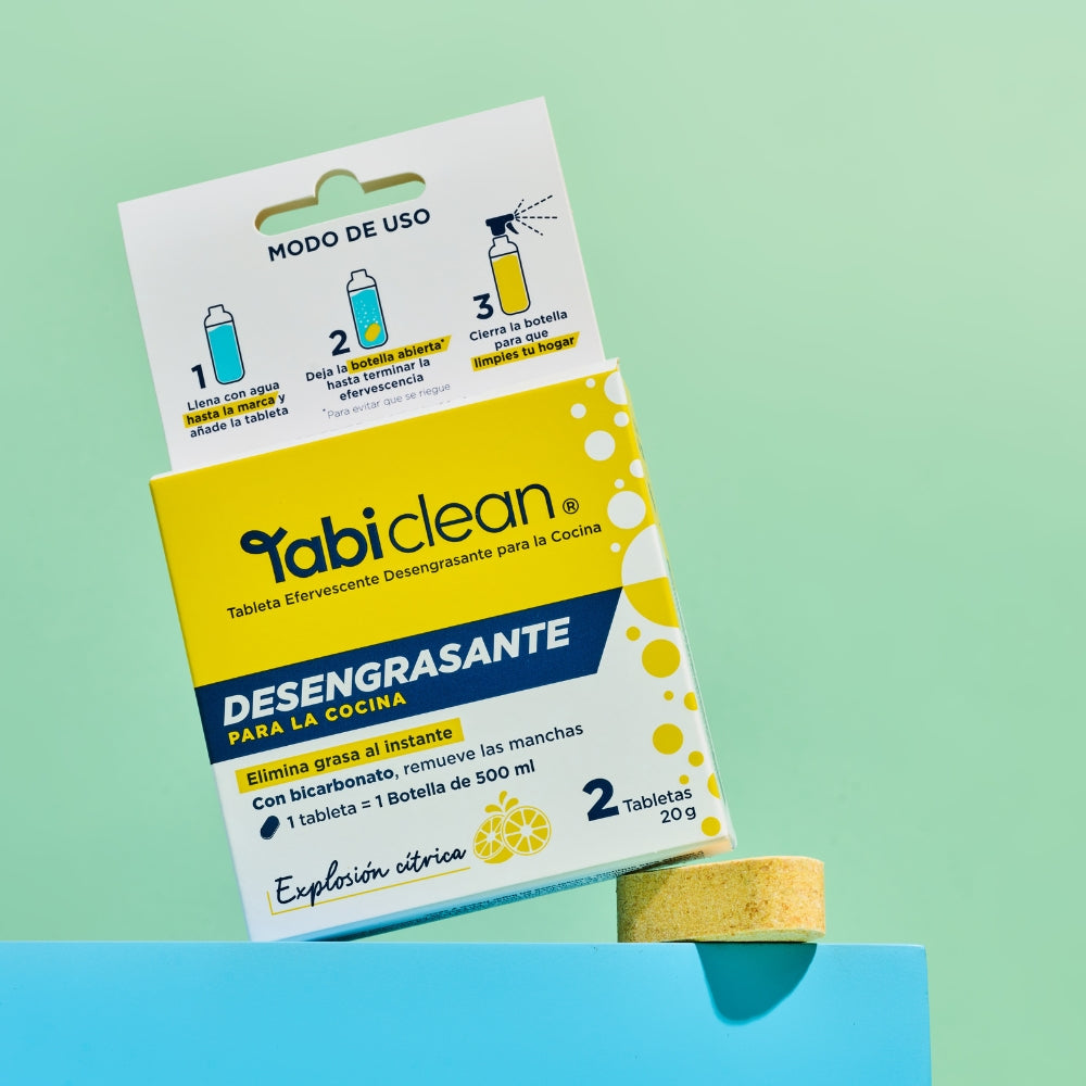 Repuesto Desengrasante Cocina TABI CLEAN 2 tabletas rinde 1 litro