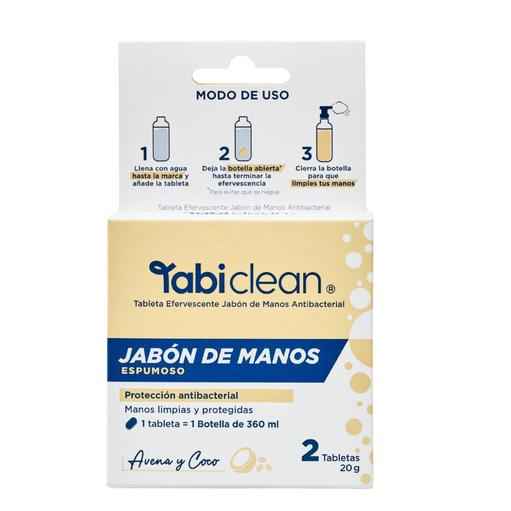 Repuesto Jabon de Manos TABI CLEAN 2 tabletas rinde 720ml