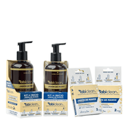 Combo manos limpias con kits y pastillas de jabón para un lavado perfecto