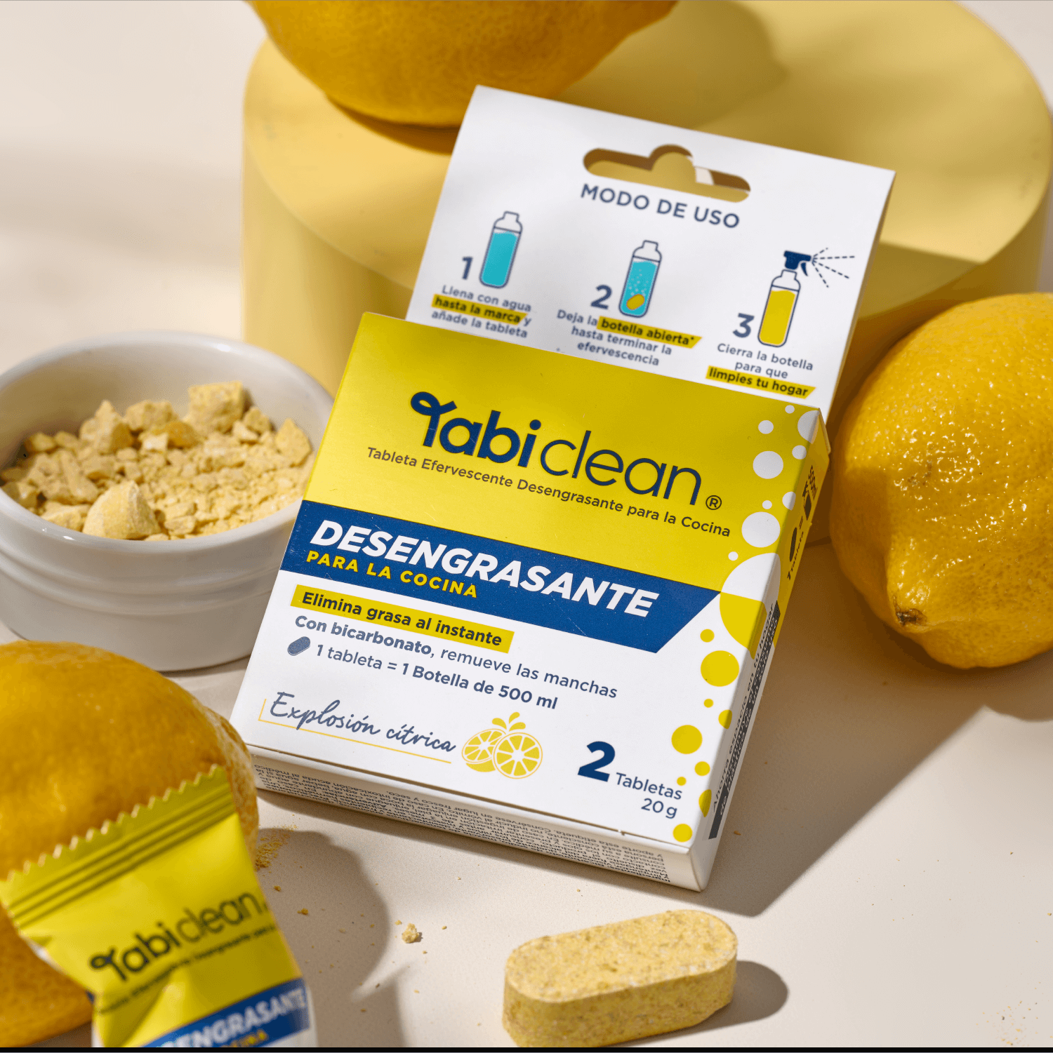 Desengrasante de cocina ecológico con envase reutilizable y menor uso de plástico