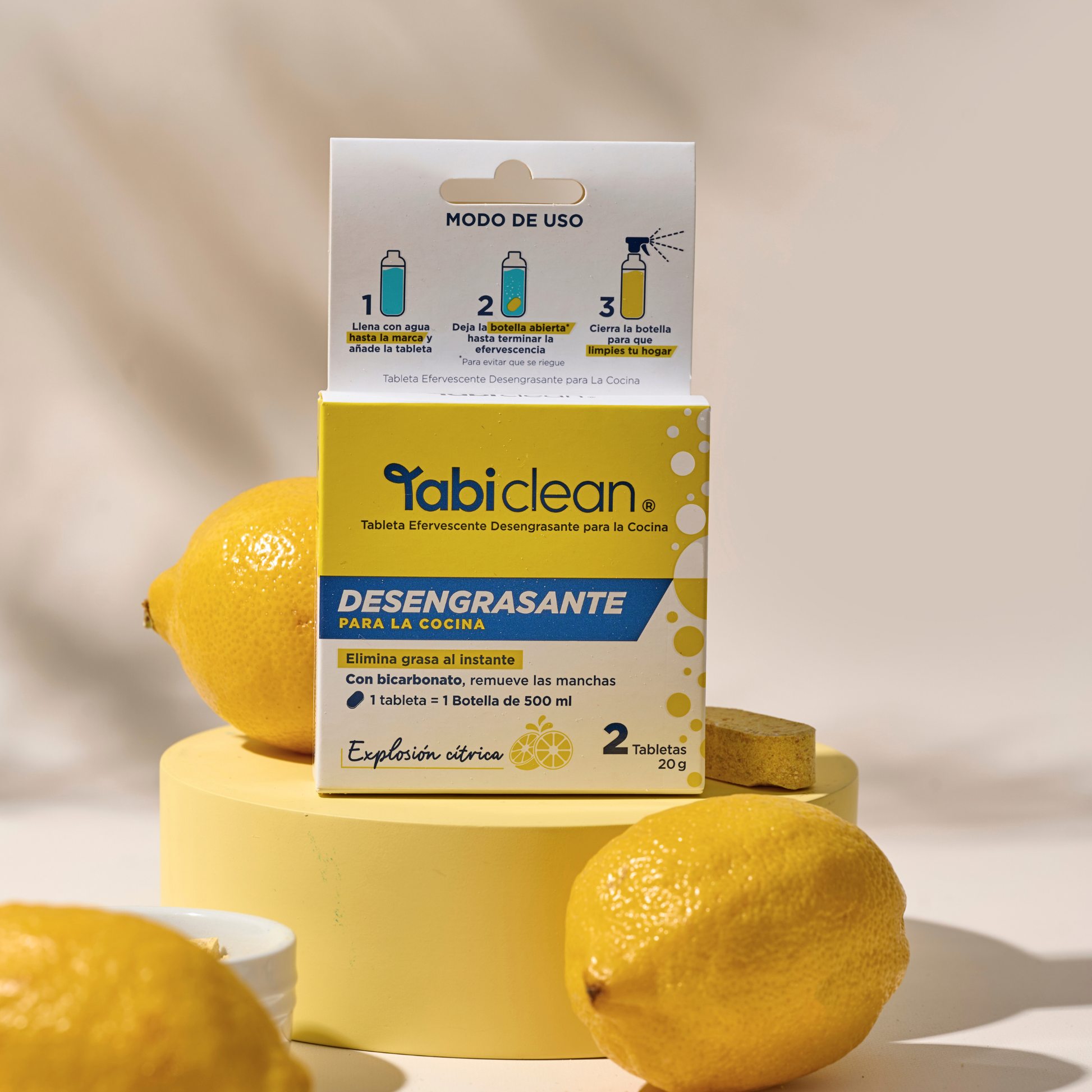 Pastillas de desengrasante de cocina en formato repuesto concentrado