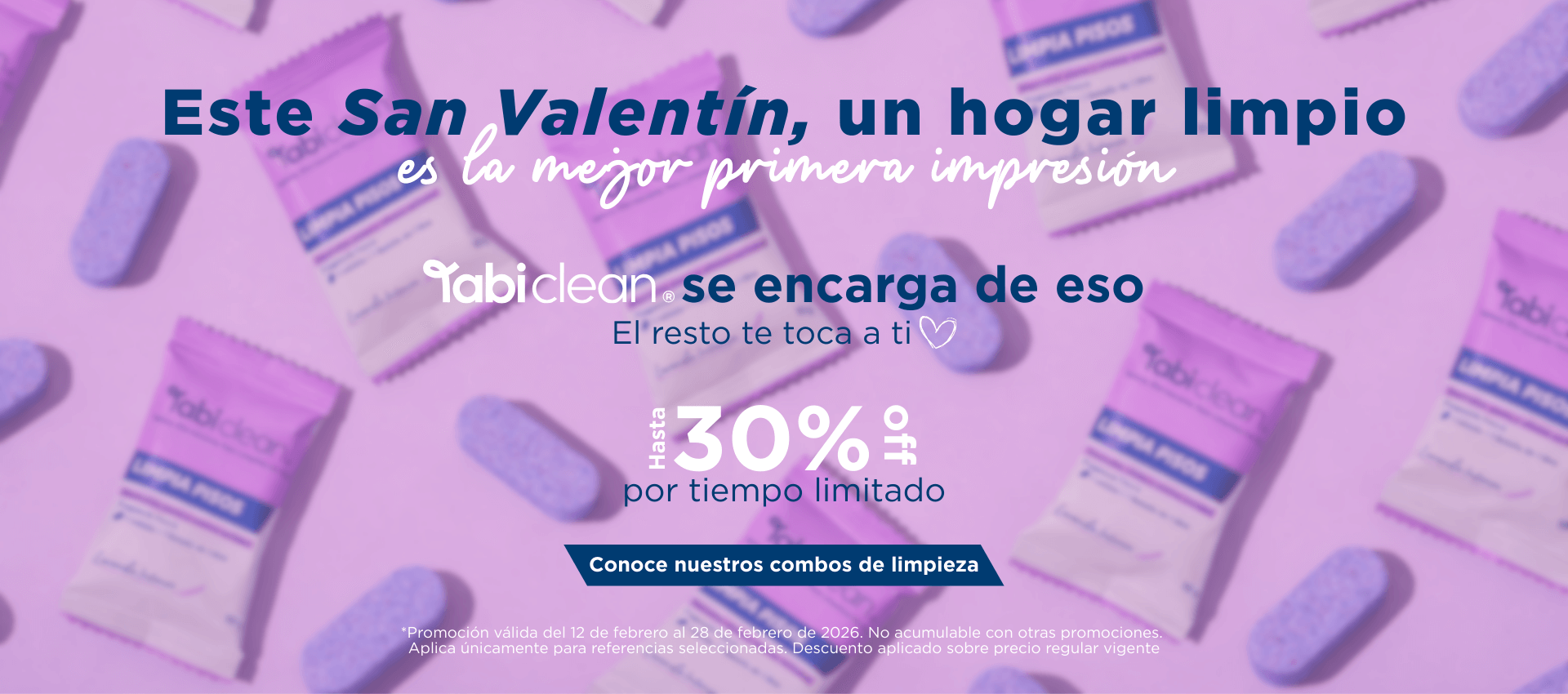 Promoción Tabi Clean San Valentine