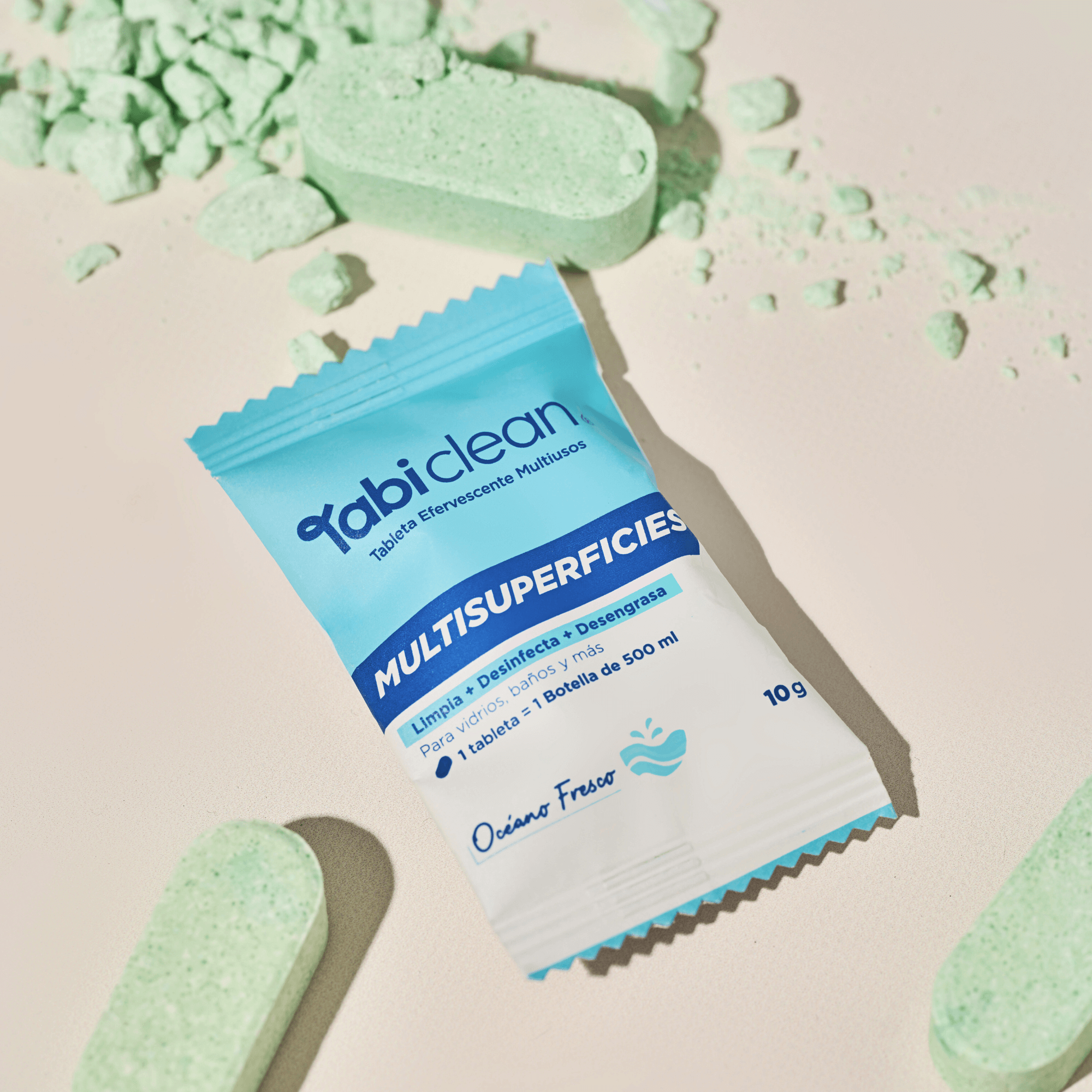 Repuesto concentrado multisuperficies con 2 tabletas para diluir en agua