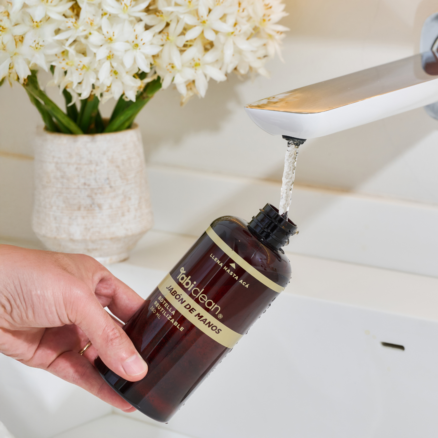 Jabon de Manos TABI CLEAN rinde 360ml - Kit Inicio